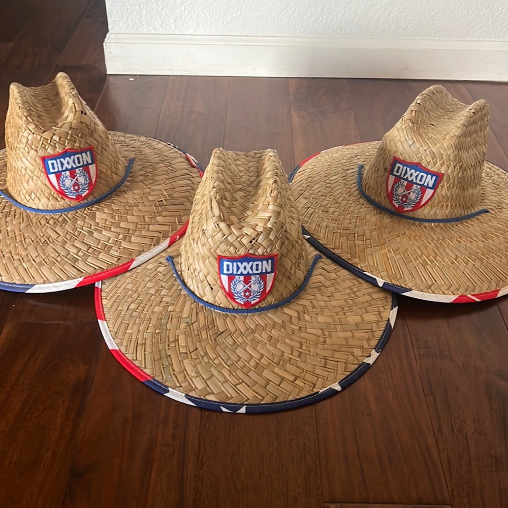 Dixxon flannel American flag print sun hat
